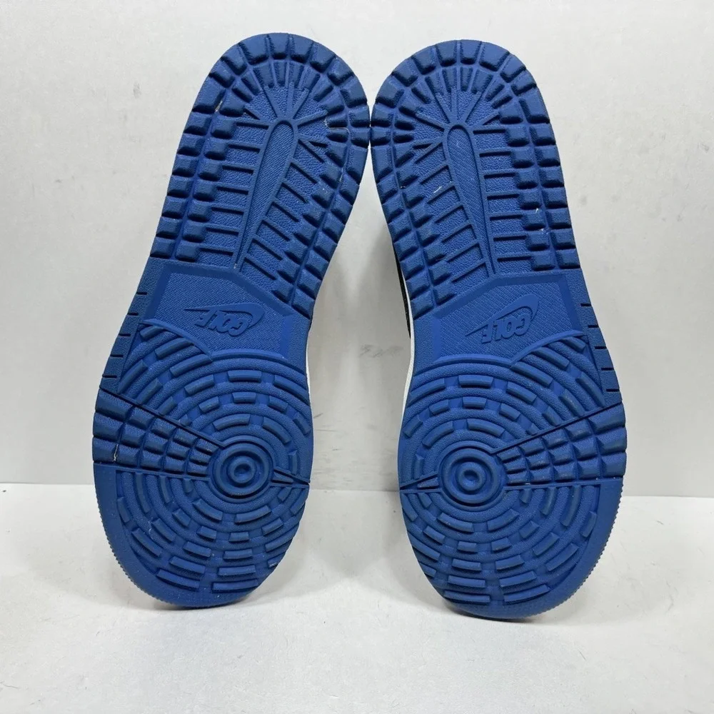 Jordan 1 Low Golf Blue Royal Toe Black Shoe DD9315-102 Men's Sz 10.5